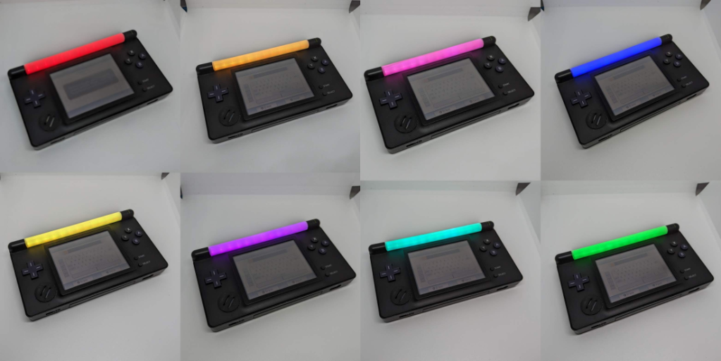 Gameboy macro RGB Light bar